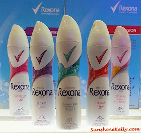 Rexona Spray for Women, Freshprotect, Rexona Spray for Women Launch, Rexona Freshness Challenge, Rexona, Deodorant, Sunway Pyramid, Power Dry, Free Spirit, Whitening, Shower Clean, Passion 