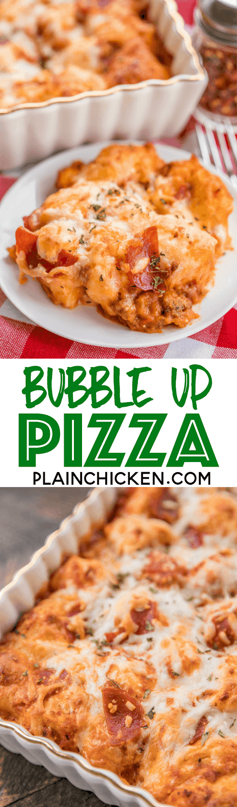 Bubble Up Pizza | Plain Chicken®
