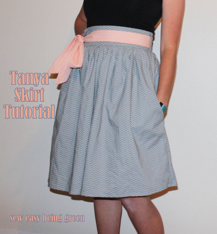 sew easy being green: Sewing for ME: The Tanya Skirt Tutorial