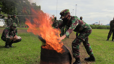 Pangkalan TNI AU Sam Ratulangi Manado Kebakaran. Ada Apa Ya ?