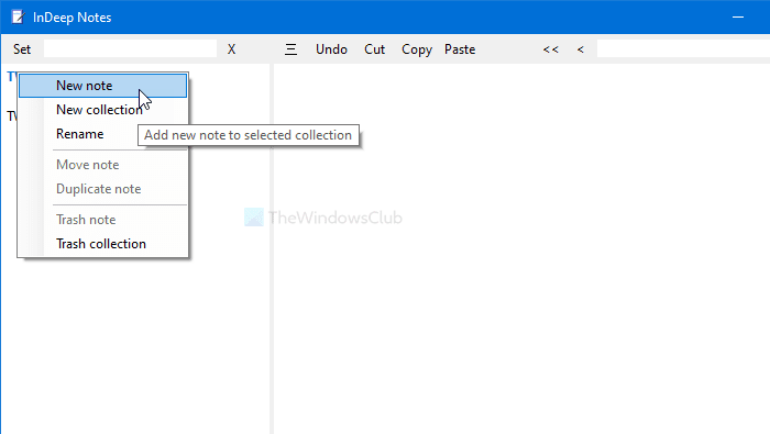 InDeep Notes is een gratis en draagbare app voor het maken van notities voor Windows 10