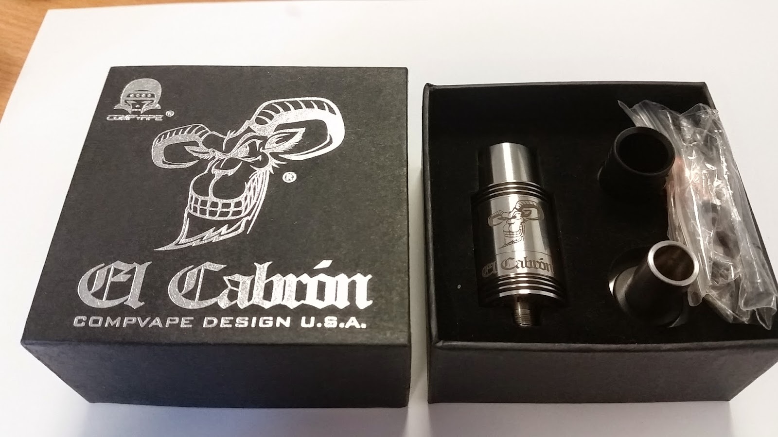 Review of The El Cabron RDA from Comp Vapes.