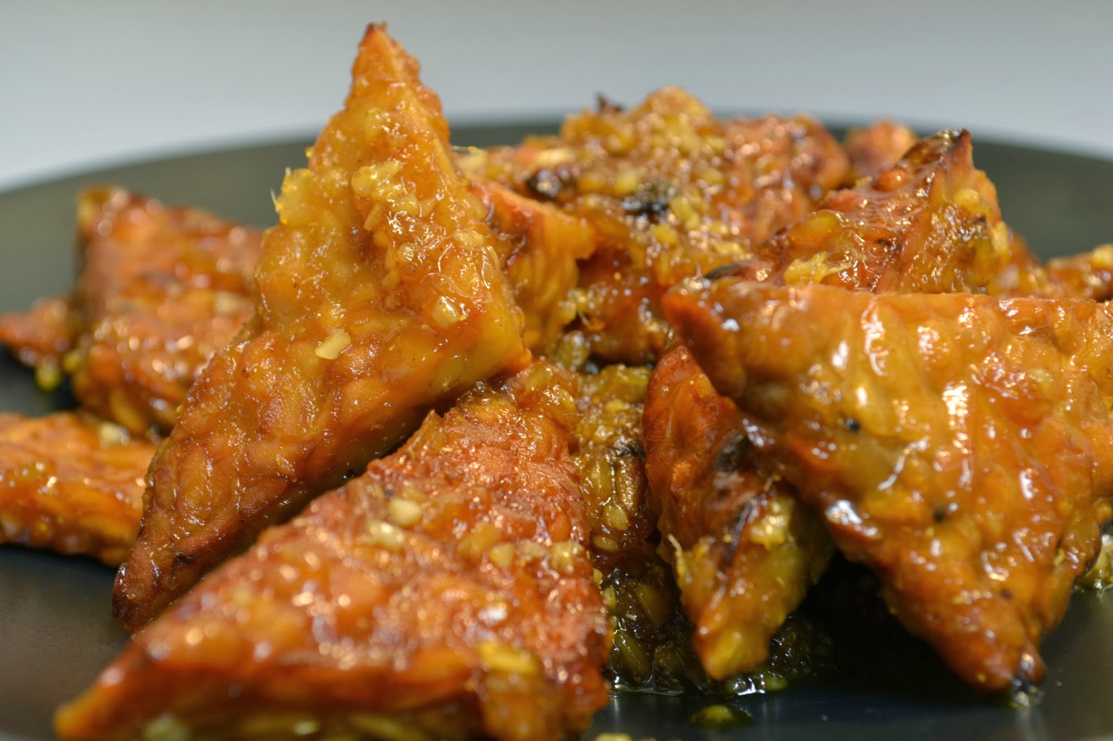 Vegans Have Superpowers Orange PanGlazed Tempeh