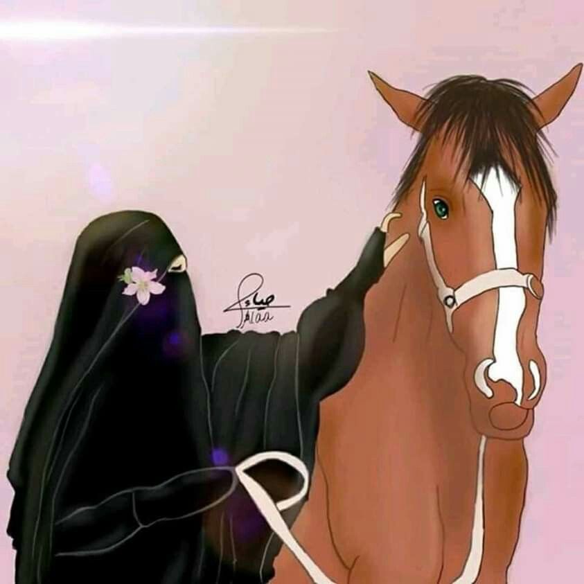 30+ Kartun Muslimah Bercadar Memanah Miki Kartun