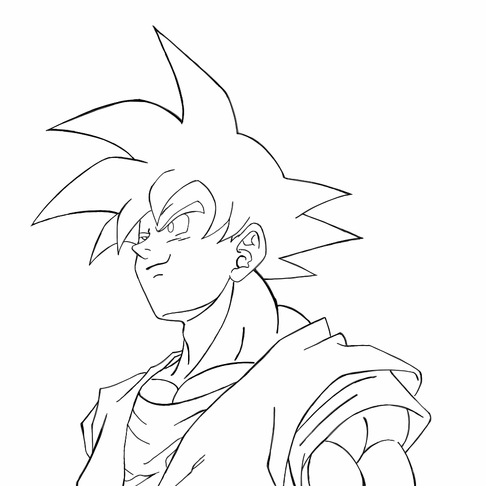 20 ideias de Goku para colorir  goku desenho, desenhos dragonball, colorir
