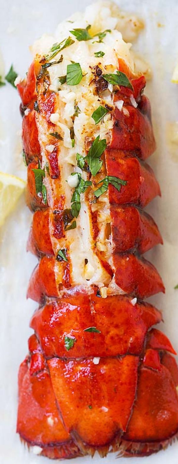 Garlic Butter Lobster Tail Recipe Foods for healthy diets