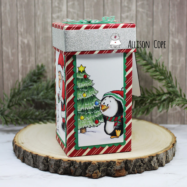 Merry Little Gift Box by Allison Cope featuring all Digital Stamps from Gerda Steiner Designs