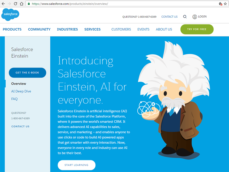 salesforce machine learning