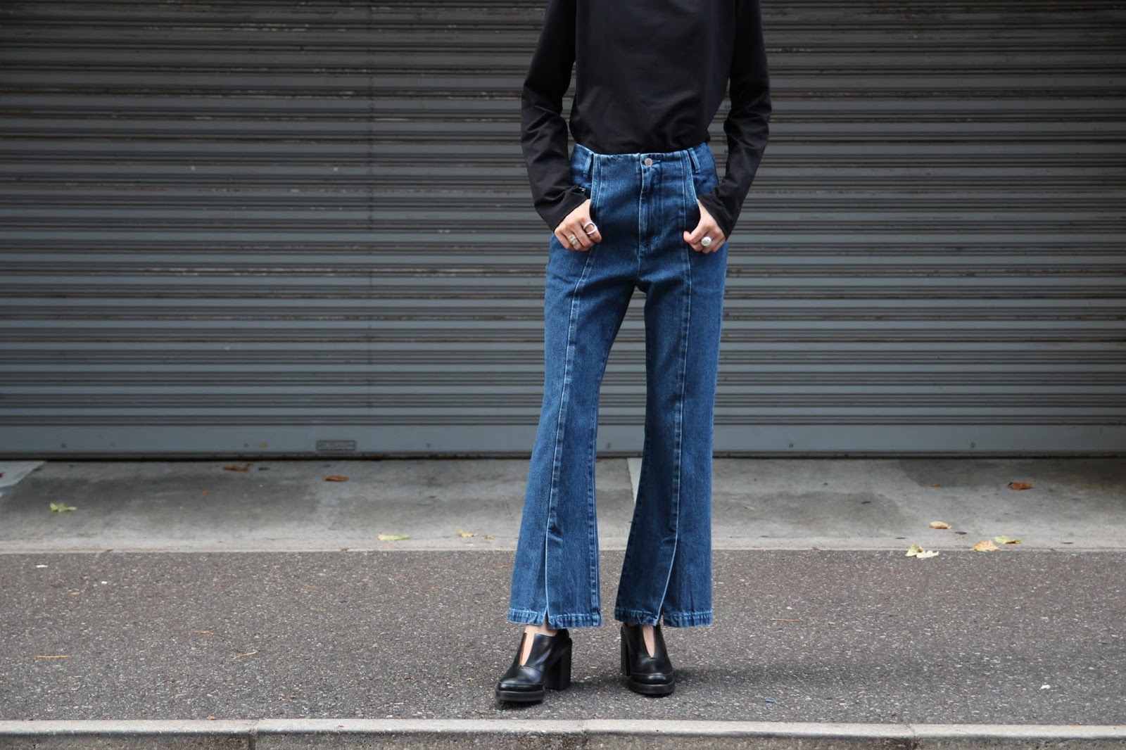 soduk / スドーク「ribbon tie long t-shirts & kudos soduk denim