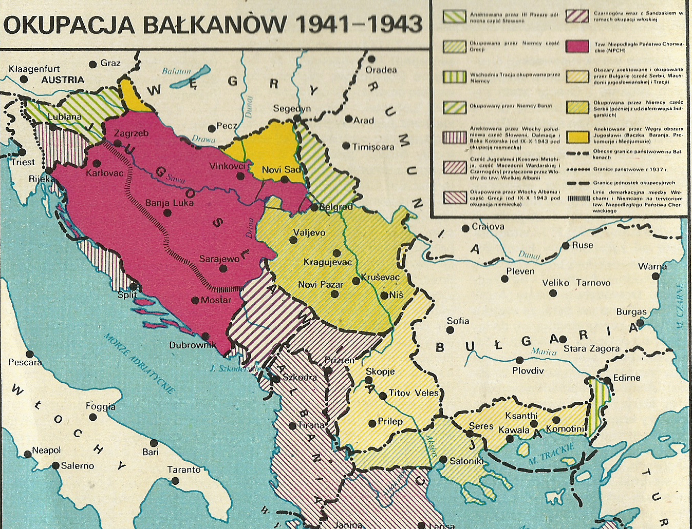 Państwa Powstałe Po Rozpadzie Jugosławii historycy.org -> Okupacja Jugosławii