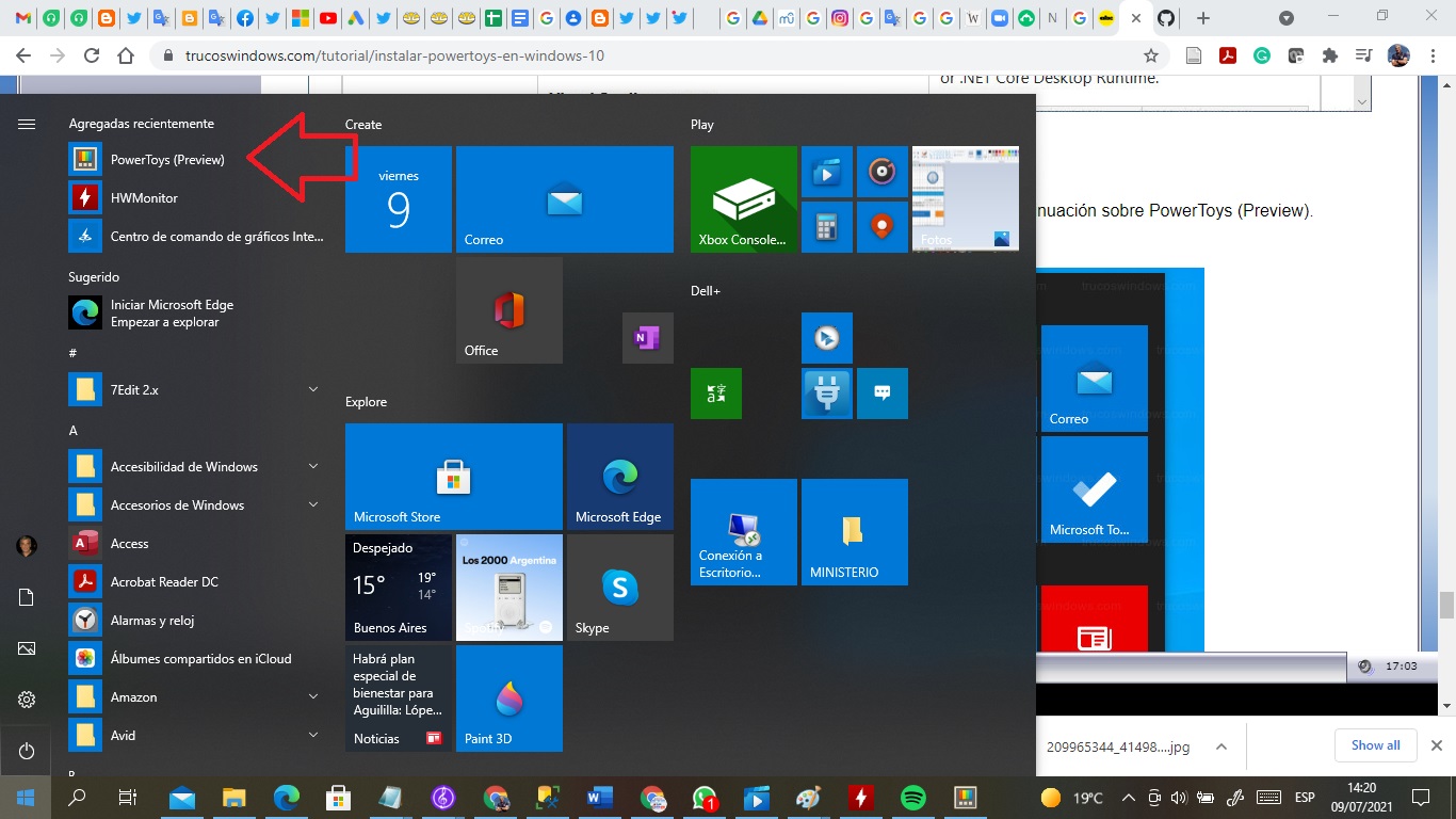 ¿Cómo instalar las Powertoys en Windows 10?