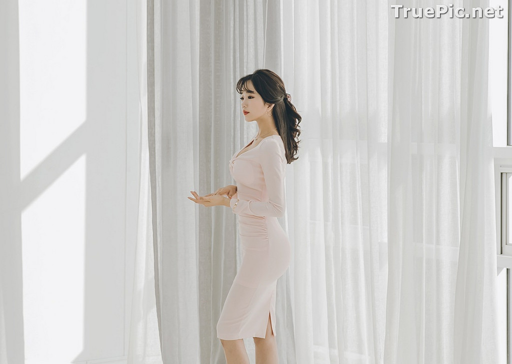 Image Korean Fashion Model - Kang Eun Wook - Slim Fit Bodycon Dress - TruePic.net - Picture-29