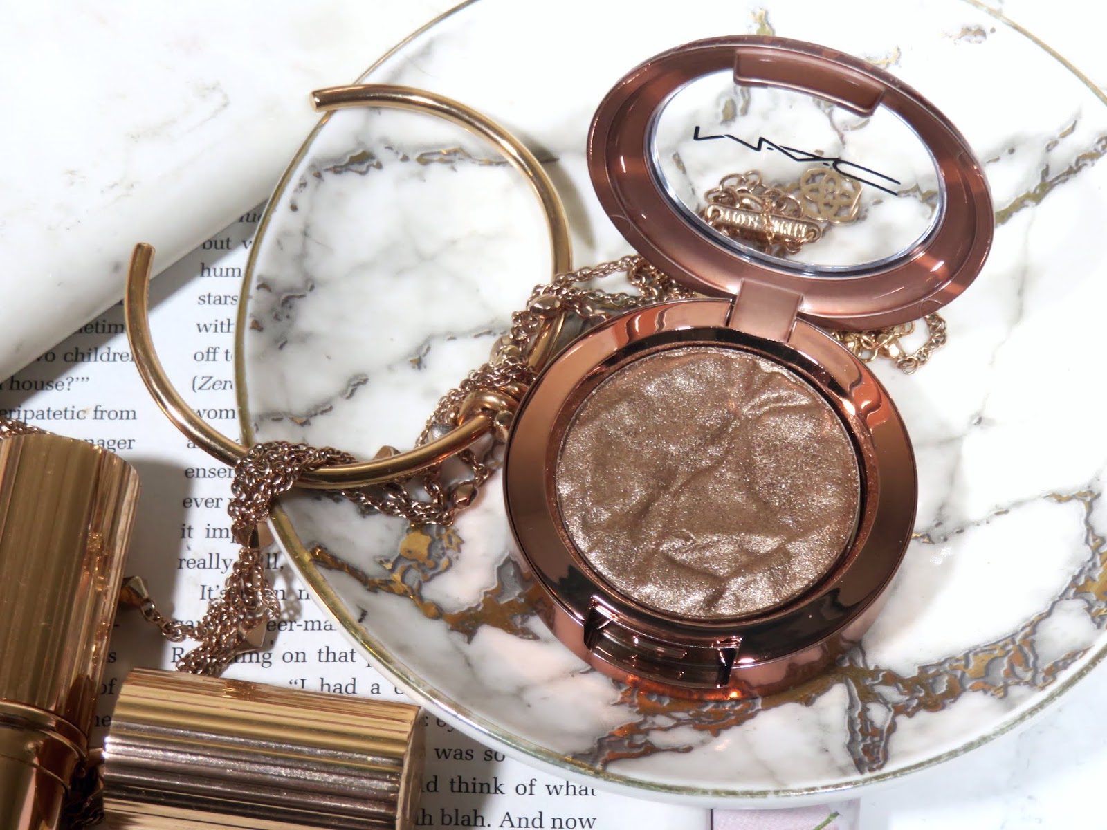 MAC Cosmetics Bronzer Collection Foiled Eyeshadows Review and Swatches