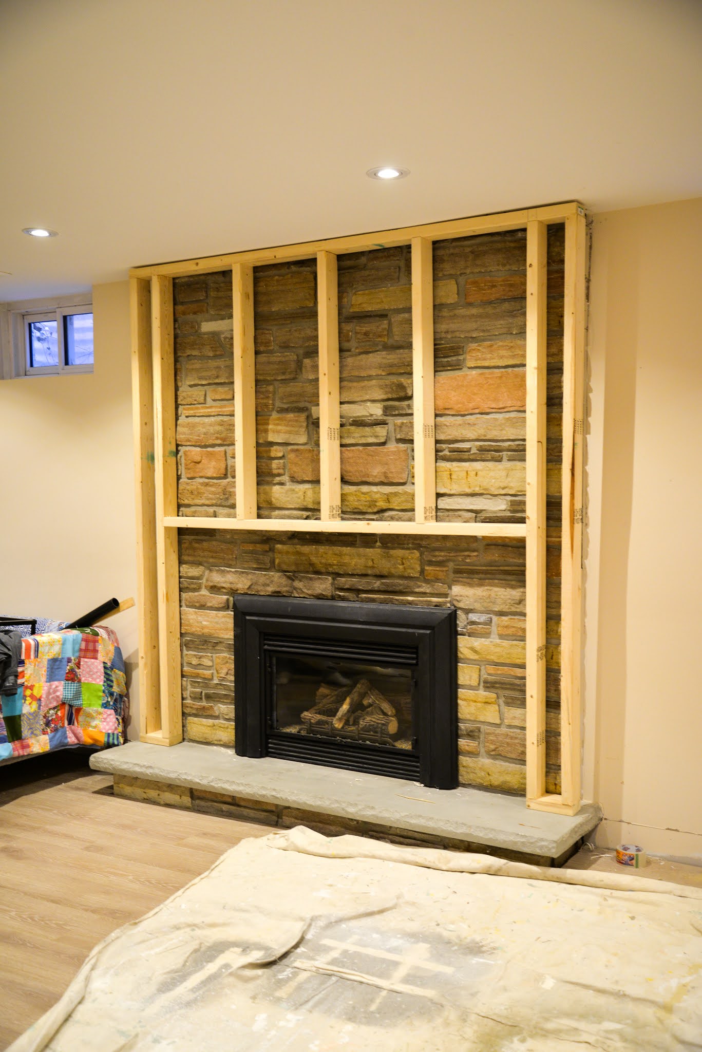 How To Update A Stone Fireplace, Faux Stone Fireplace Remodel