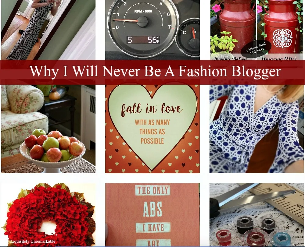 Why I Will Never Be A Fashion Blogger