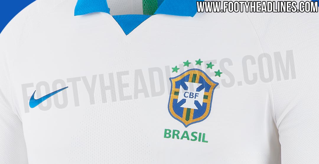 Slikovni rezultat za WHITE BRAZIL 2019 COPA AMERICA AWAY KIT