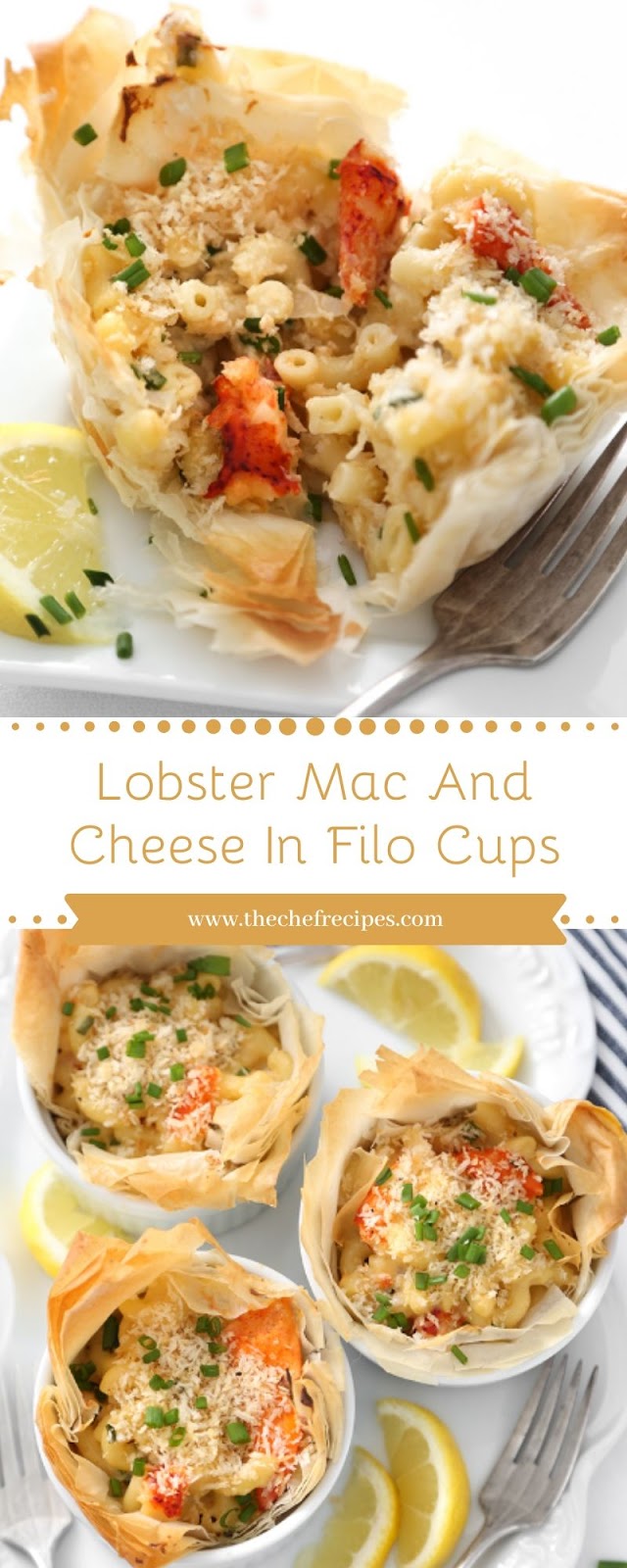 Lobster Mac And Cheese In Filo Cups Lobster Mac And Cheese In Filo Cups