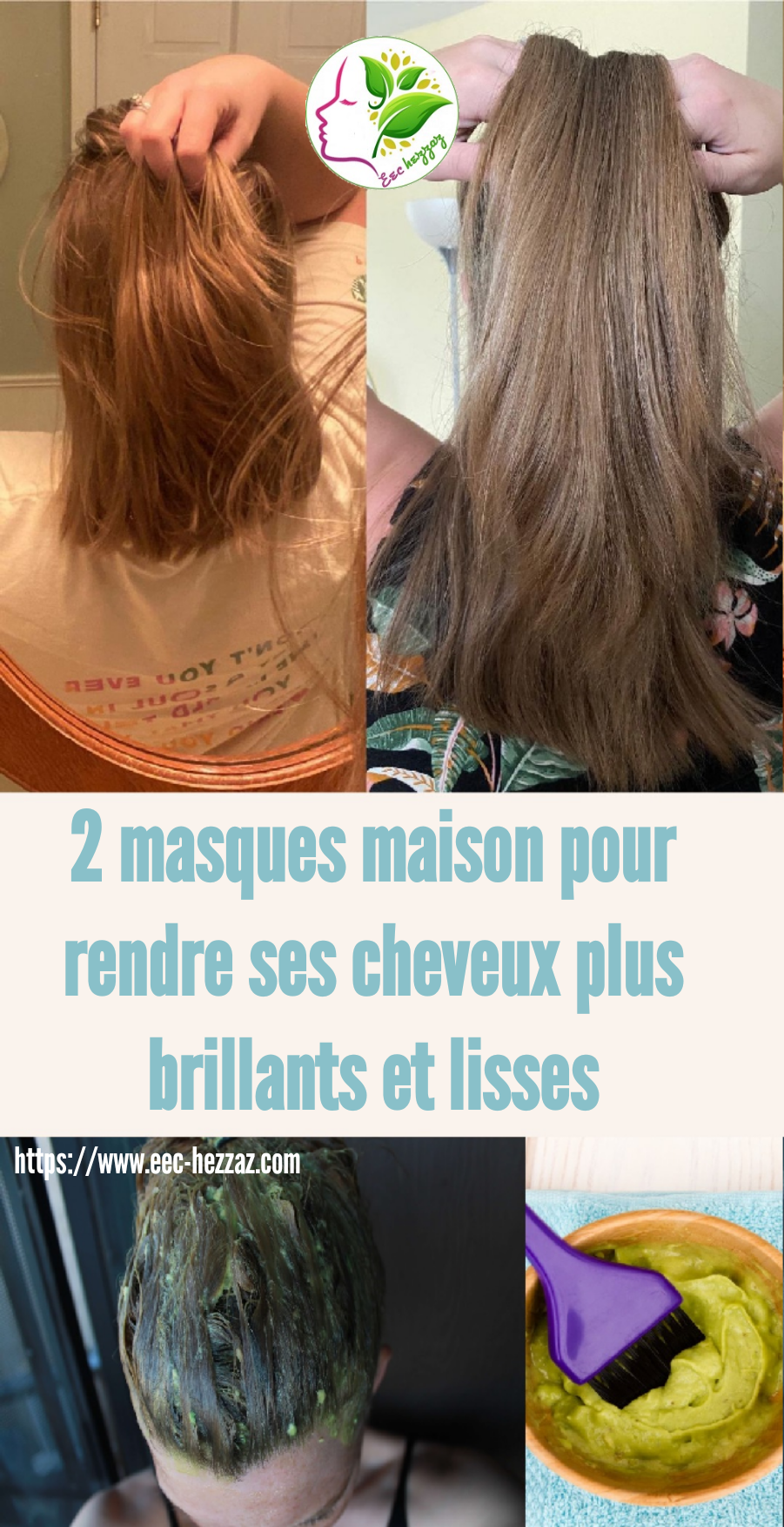 2 masques maison pour rendre ses cheveux plus brillants et lisses