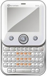 Micromax Q56 Swivel QWERTY Mobile with Swarovski Crystals