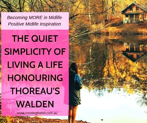 Henry David Thoreau wrote about living quietly, mindfully and simply in his novel Walden. These are all aspects of life we can aspire to live in today's busy world if we choose to live a slow, simple life. #simpleliving 
