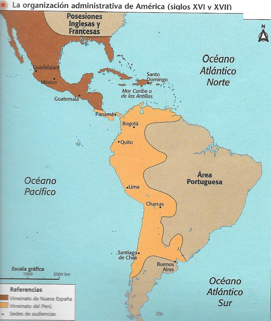 Historia y Geografía. Nivel medio y adultos La organización político administrativa de América Historia y Geografía. Nivel medio y adultos La organización político administrativa de América