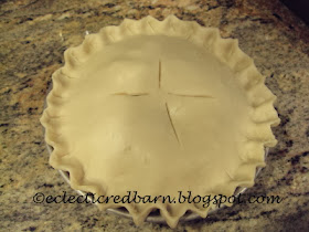 Eclectic Red Barn: Turkey pot pie with top crust