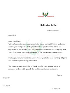   relieving letter, difference between relieving letter and experience letter, relieving letter vs experience letter, relieving letter request, employee relieving letter format in word, job relieving letter sample pdf, application for relieving letter, relieve from duty letter, relieving letter from bank