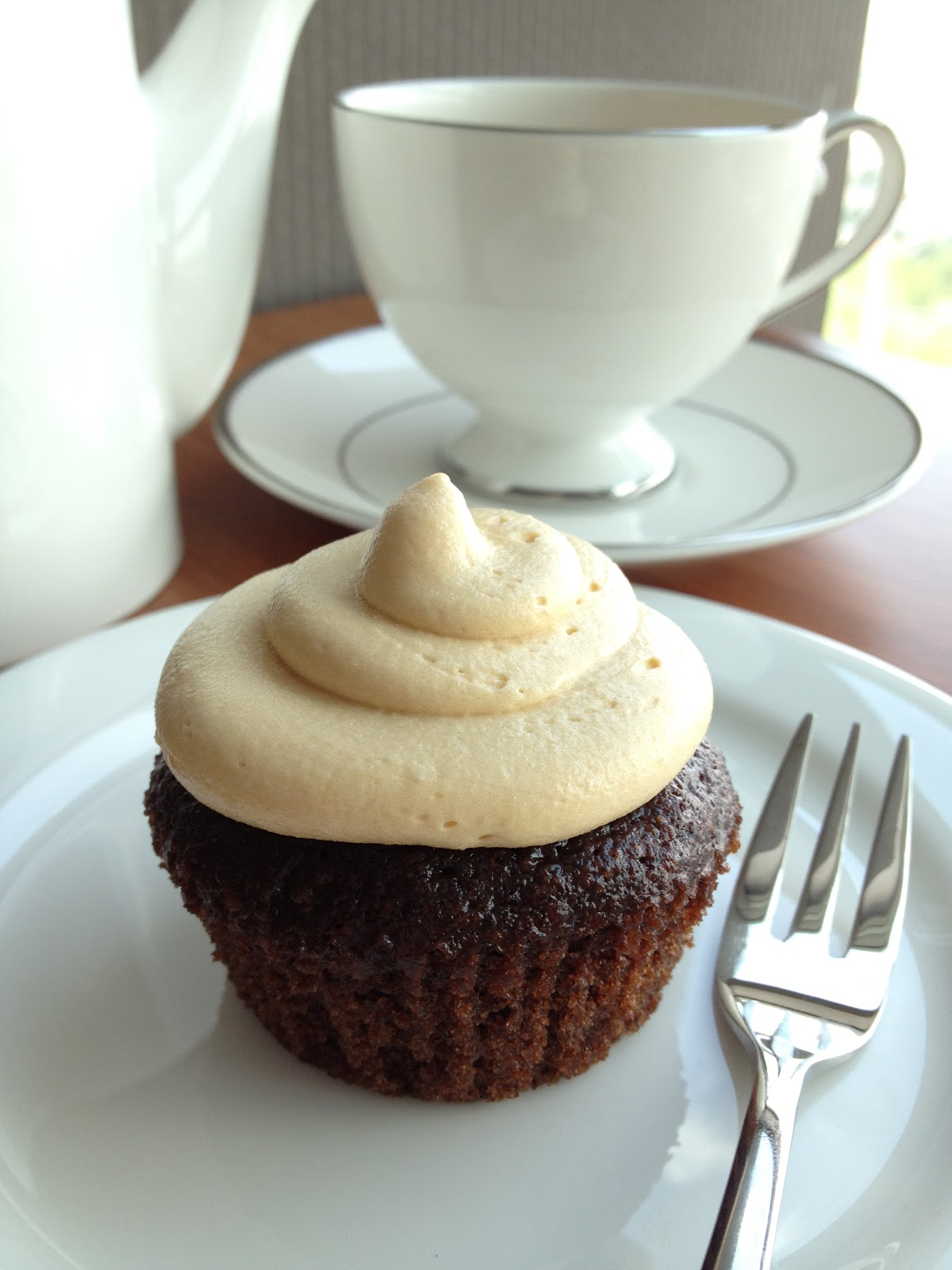 In Love With Baking Chocolate Cupcake with Salted Butter Caramel Frosting