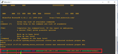 Setting ip router Setting ip router