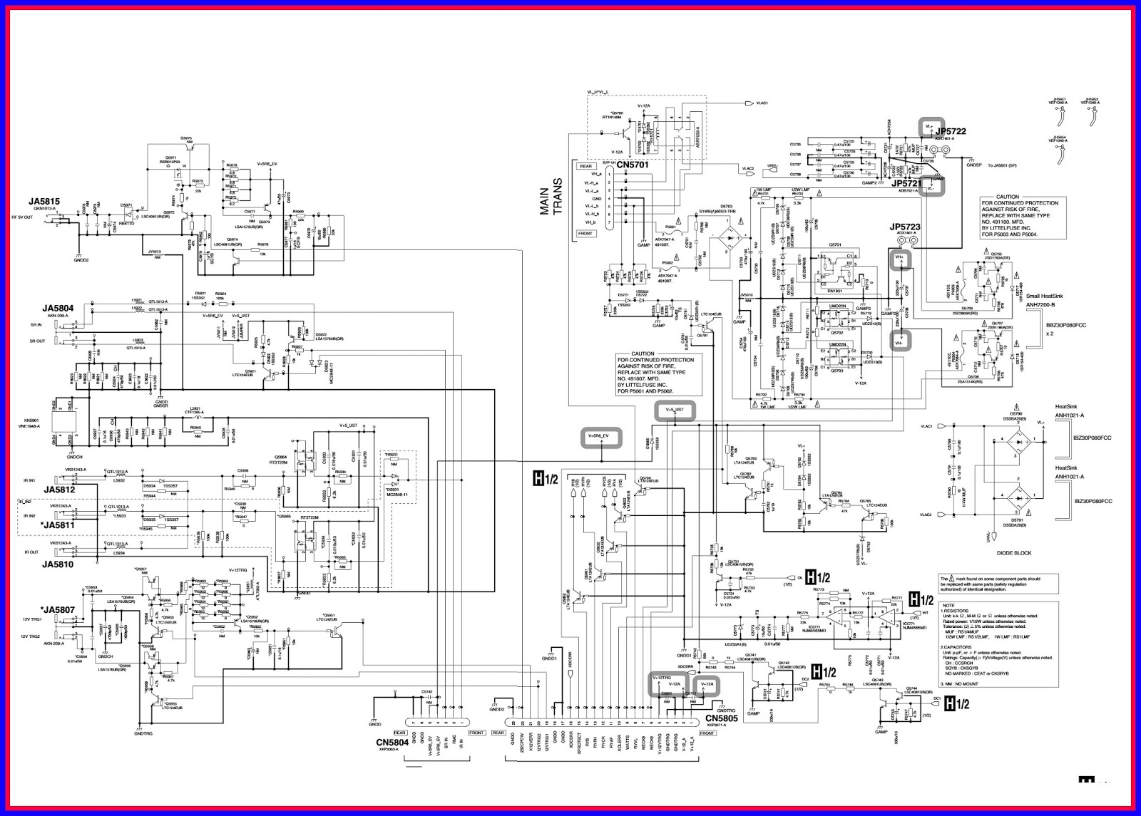 ELECTRONIC EQUIPMENT REPAIR CENTRE : PIONEER VSX-LX53 - VSX-2020-K AV ...