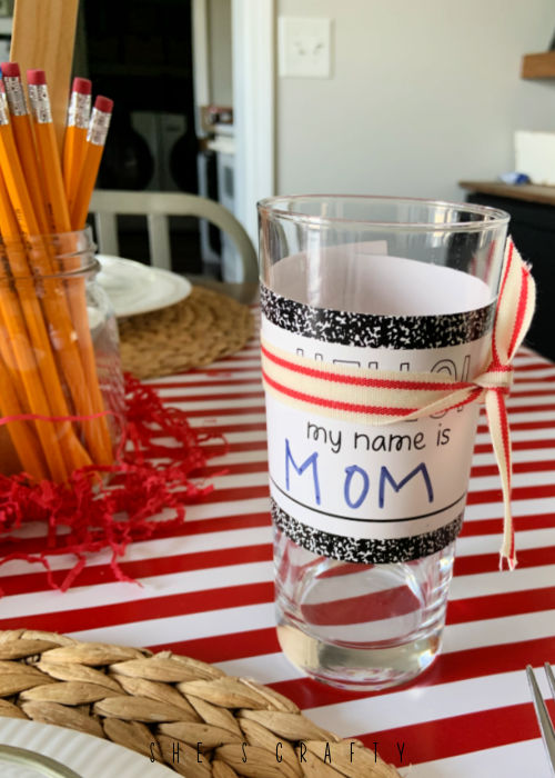 Back to School Table Decorations