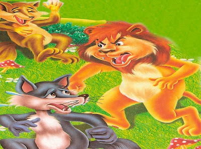 Fabula el León, la Zorra y el Lobo