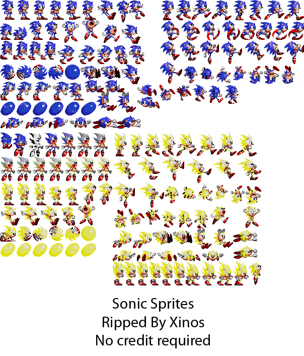The Ultimate Sonic The Hedgehog Sprite Sheet By Justi - vrogue.co