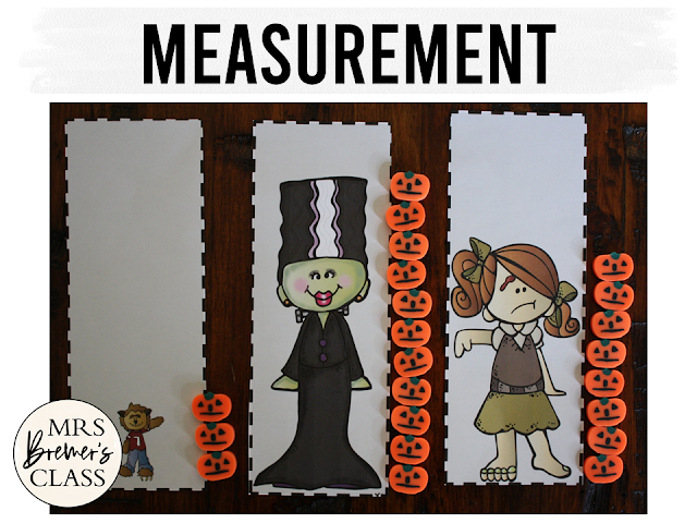 Kindergarten Halloween Activity Centers with Math and Literacy Activities that are Common Core aligned