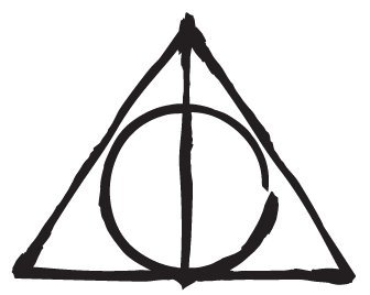 Image result for deathly hallows symbol