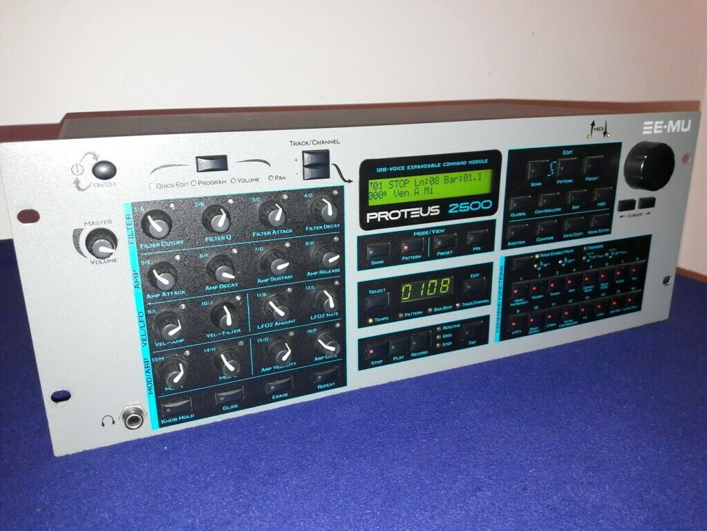 MATRIXSYNTH EMU PROTEUS 2500 Command Station SN 060203344