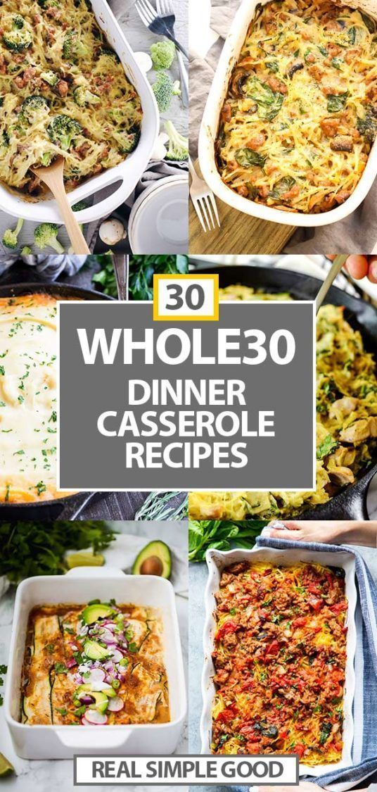30 Healthy Casseroles (Whole30 Casseroles) Food Recipes