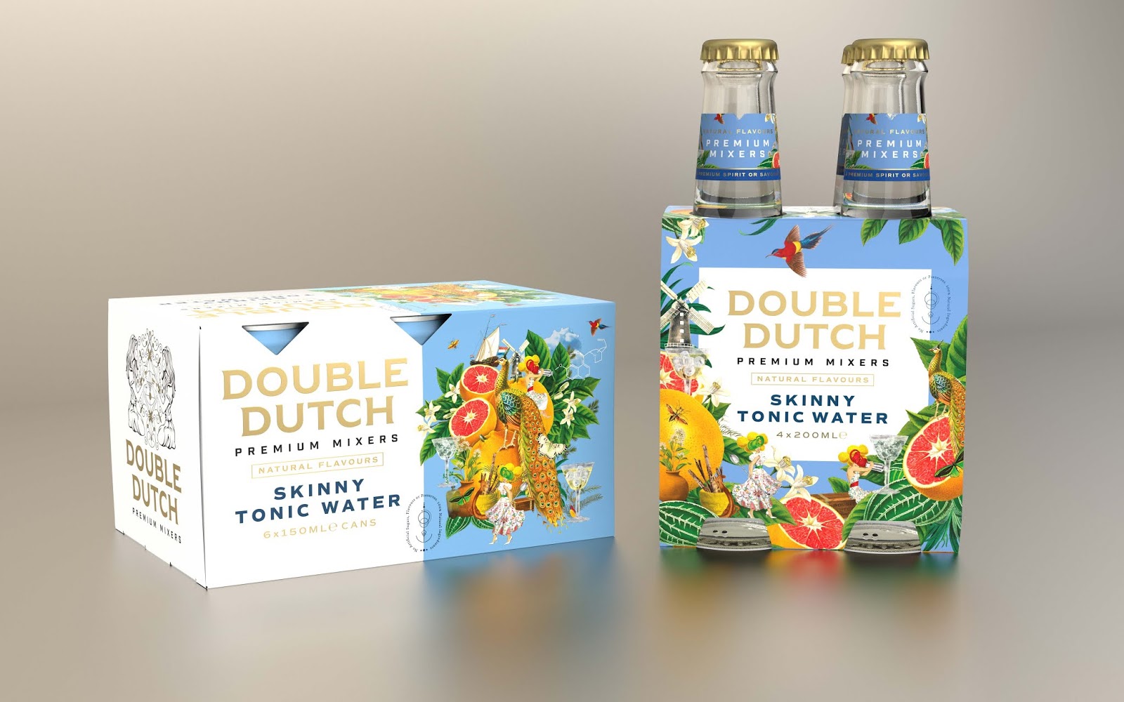 Double Dutch Drinks rebrand Packaging Of The World