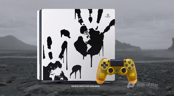 الإعلان عن النسخة الخاصة من جهاز PS4 بالوان لعبة Death Stranding 