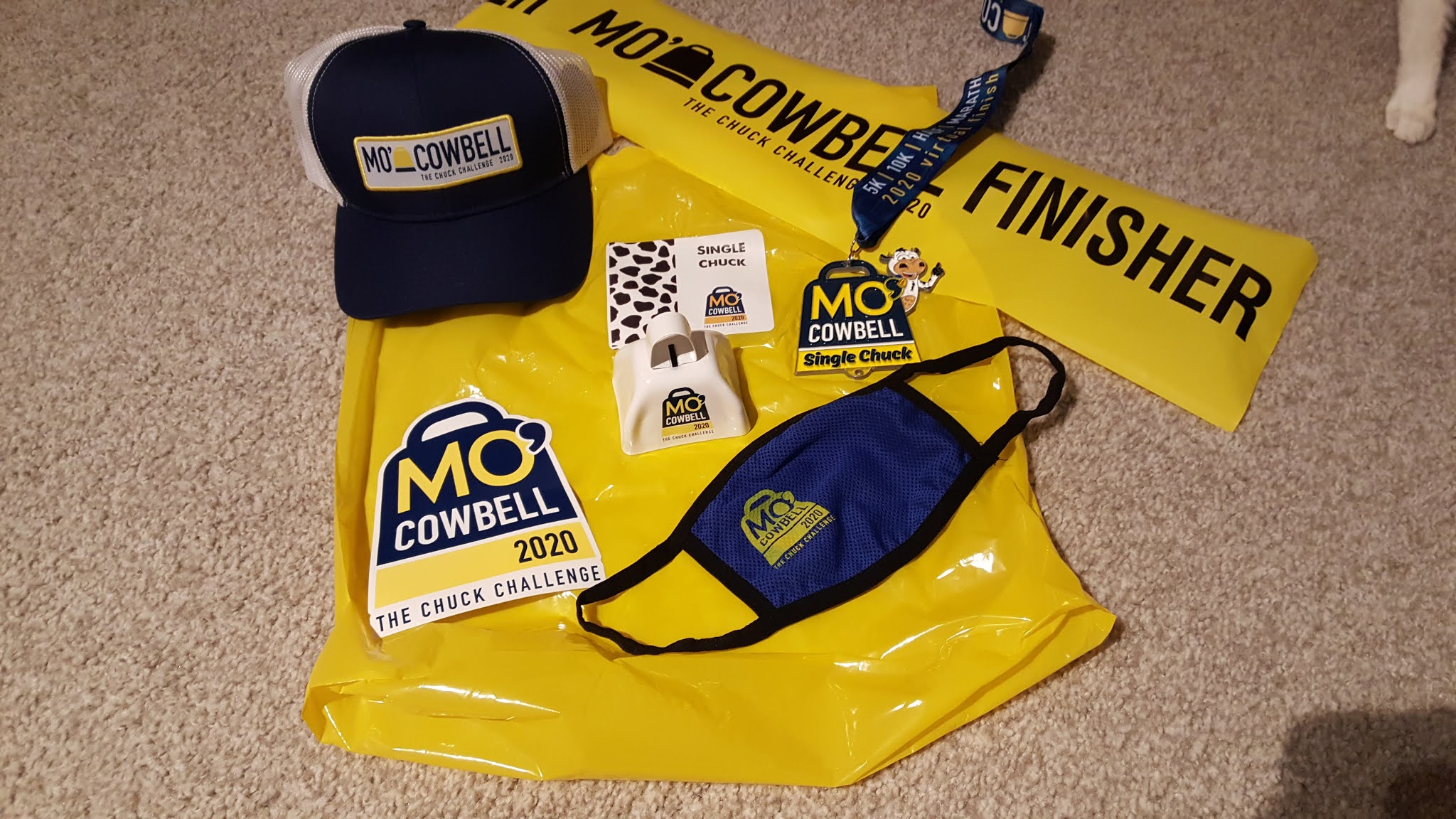 Will Run For A Medal MO' Cowbell Single Chuck Challenge Half