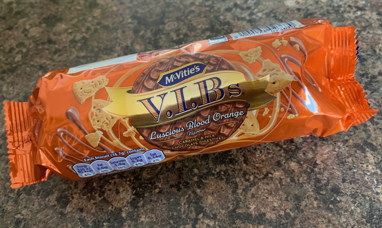 Foodstuff Finds Mcvities Vib Luscious Blood Orange Biscuits Asda By Cinabar