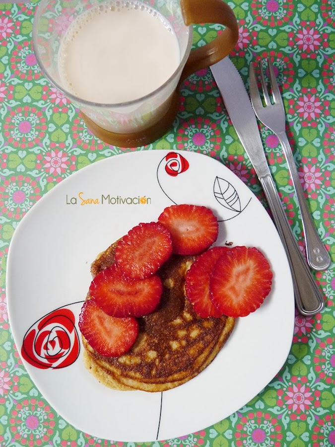 Tortitas sanas de almendras paleo sin gluten sin lactosa