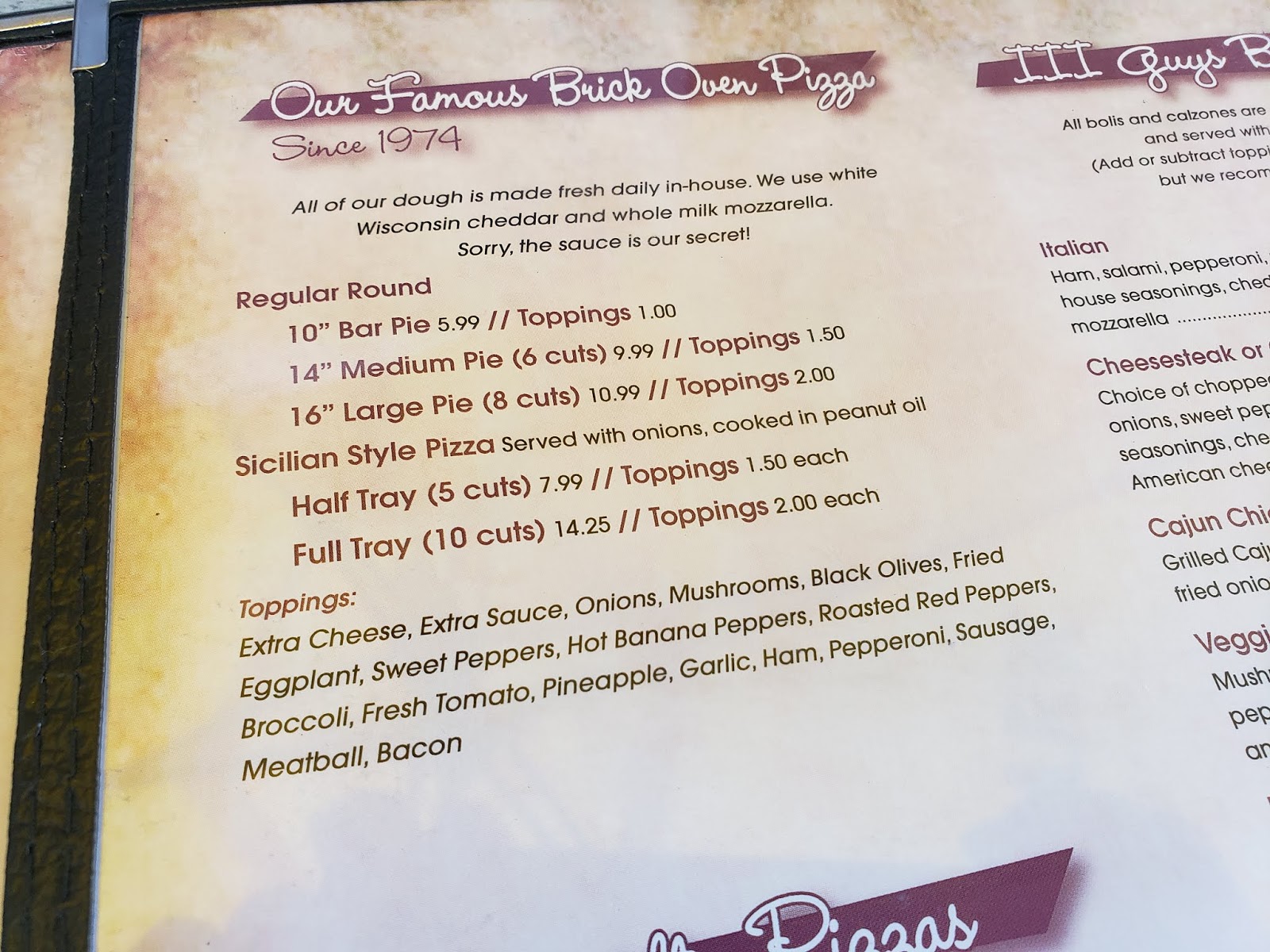 III Guys Pizza Dallas NEPA Pizza Review