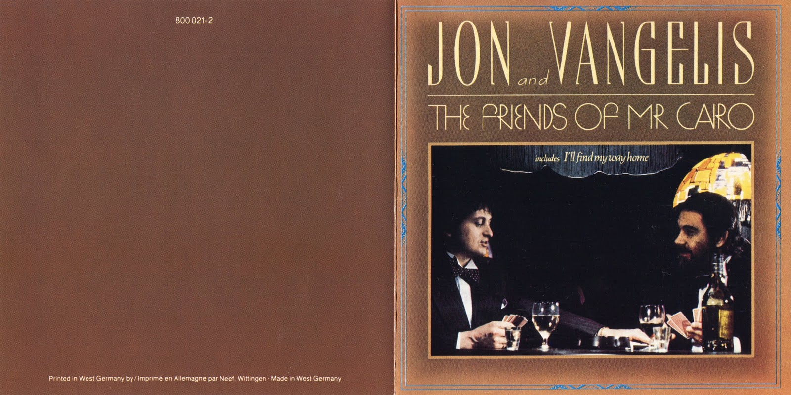 1981 The Friends Of Mr Cairo Jon & Vangelis Rockronología