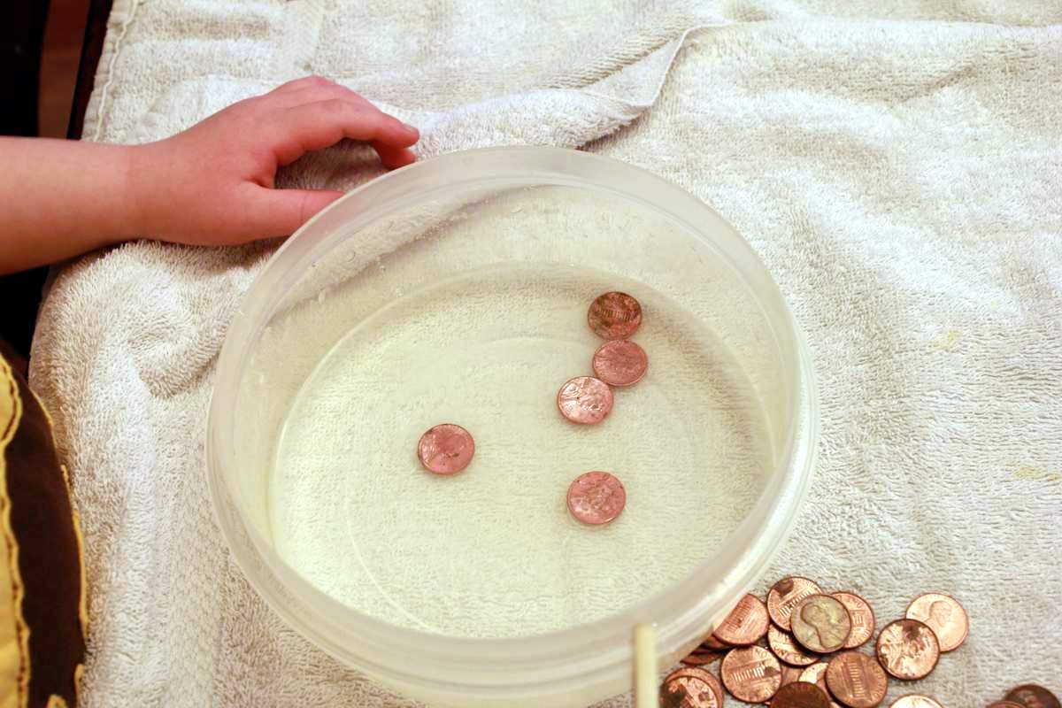 shiny pennies and copper plating - momgineer