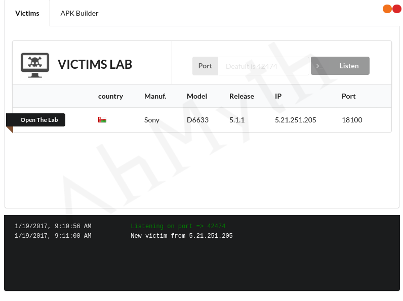 AhMyth Android RAT Android Remote Administration Tool KitPloit