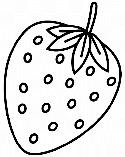  sketsa  gambar  buah  buahan