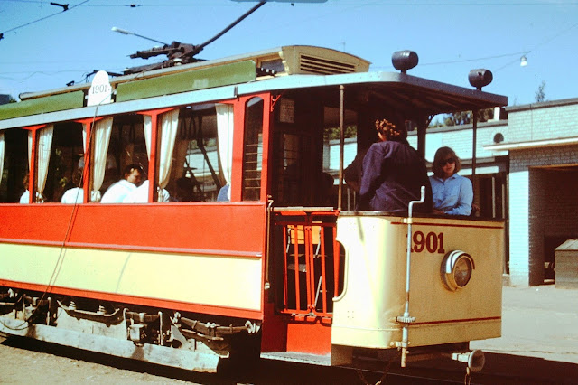1986 год. Рига. Экскурсия по городу на ретро-трамвае