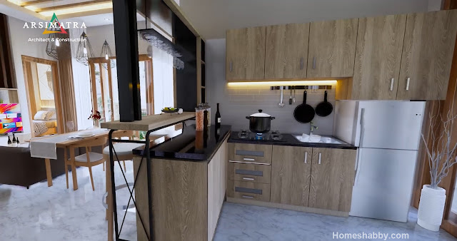 Desain dan Denah Rumah Minimalis Modern Ukuran 7,5 x 14 M ...