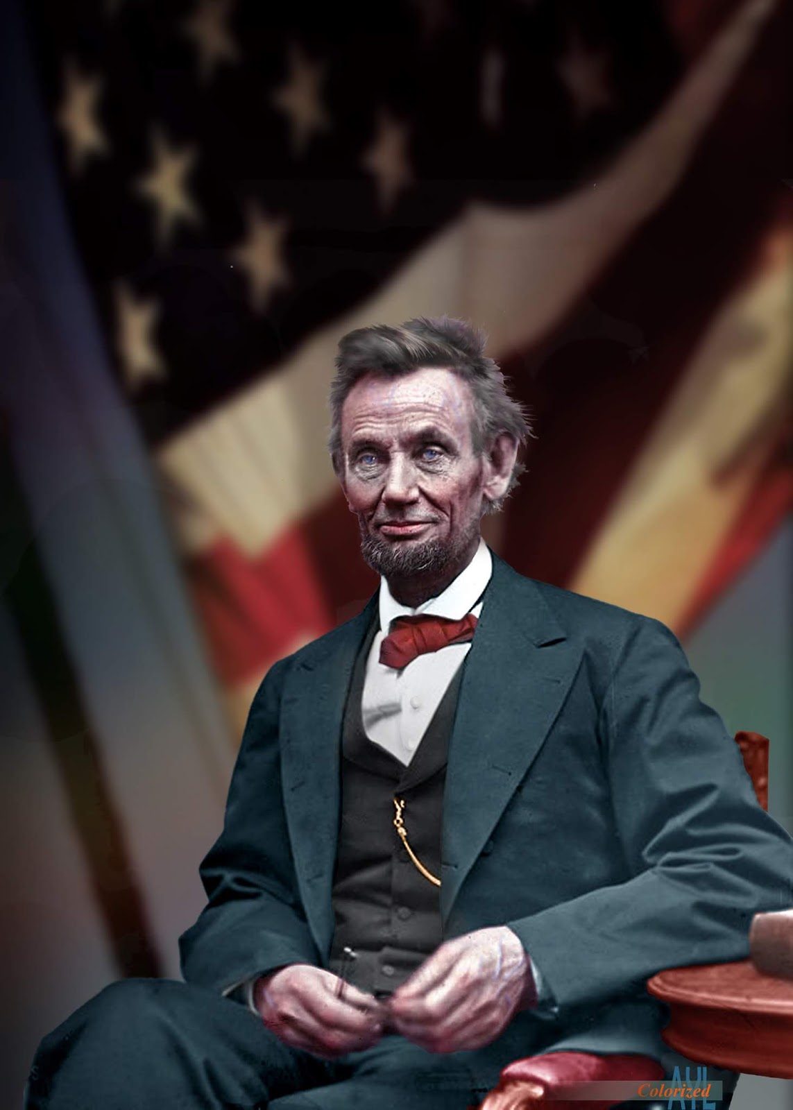 Colors For A Bygone Era 16th U S President Abe Lincoln Colorized Colors For A Bygone Era 16th U S President Abe Lincoln Colorized